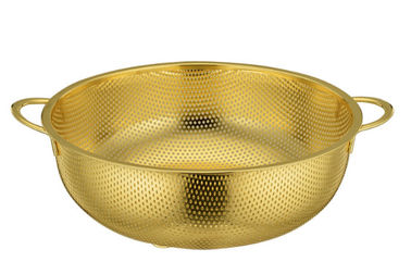 Thép không gỉ nồi Titan Nitride, lớp phủ trang trí vàng TiN trên đồ dùng nhà bếp bằng thép không gỉ