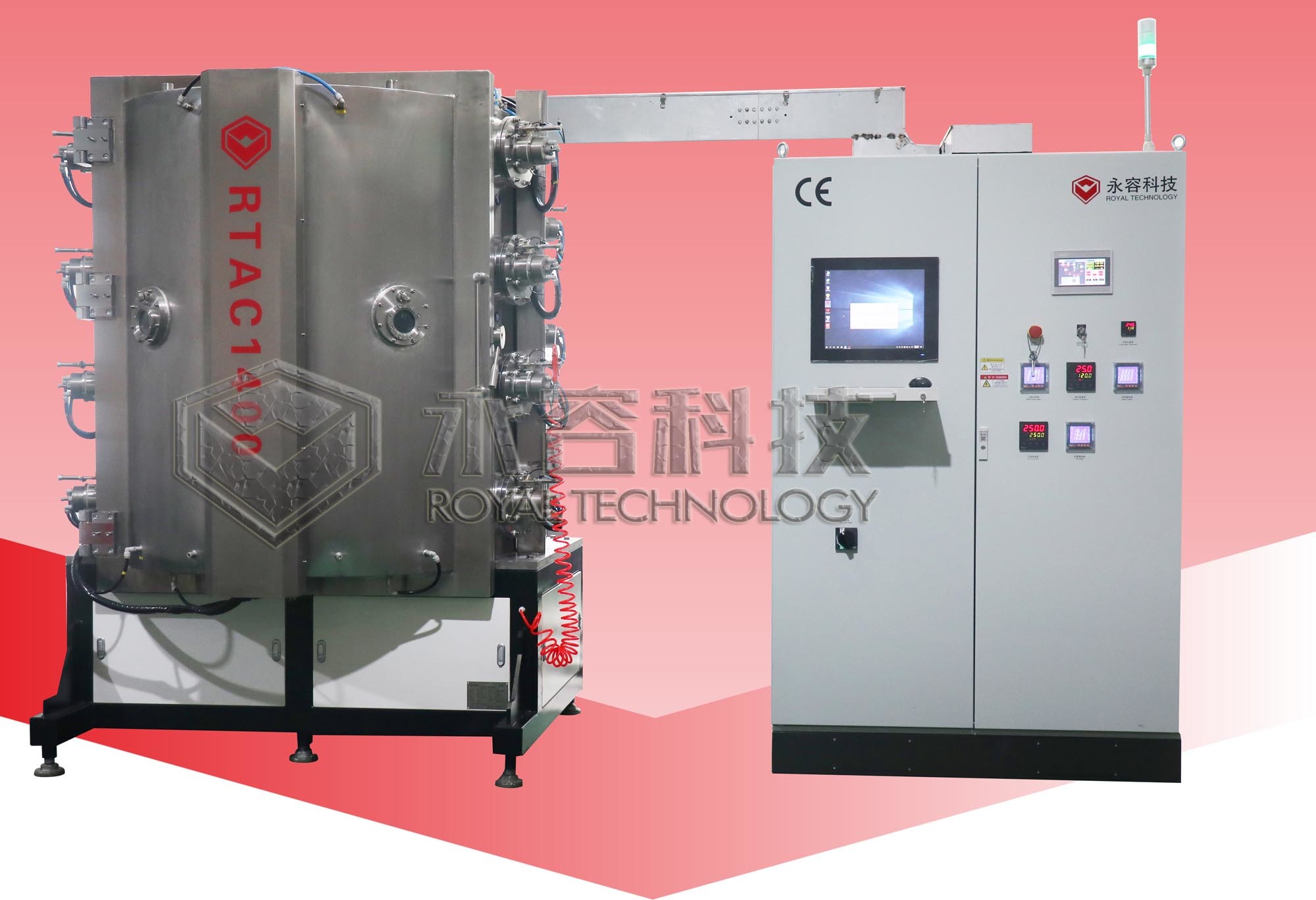 TiN PVD Gold Coating Machine Thiết bị Titanium Nitride vàng trang trí