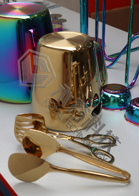TiN PVD Gold Coating Machine Thiết bị Titanium Nitride vàng trang trí