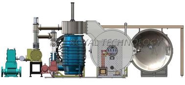 Giá tốt. Mũ bảo hiểm máy hút chân không Metalizing Máy, ngang Metallizing Coating thực vật trực tuyến
