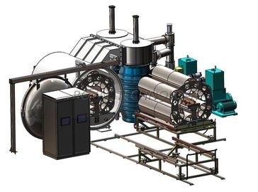 Giá tốt. Máy kim loại chân không ngang Machine Máy ép chân không PVD Glass trực tuyến