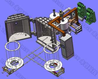 Giá tốt. Máy phun nhôm Magnetron, Máy Metalizing chân không cao PVD trực tuyến