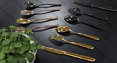 Giá tốt. Thép không gỉ Flatware PVD Coating Dịch vụ, Cathodic Arc mạ vàng hồng, màu đồng trực tuyến