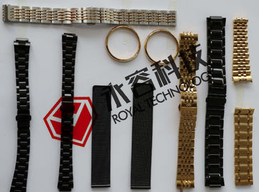 Đồng hồ đeo tay mạ vàng PVD, máy mạ màng mỏng phản quang cao cho các bộ phận đồng hồ Lớp phủ vàng / đen IPG