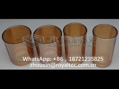 Màu hổ phách đậm trên đồ thủy tinh