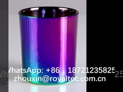 Nửa cầu vồng trên đồ thủy tinh