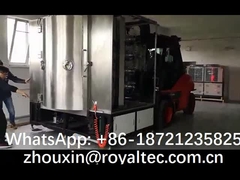 Máy PVD đầu tiên được chế tạo bằng Dây kim loại Poalnd & Đèn thủy tinh Mạ PVD