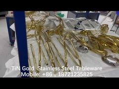 Sơn vàng TiN PVD cho đồ dùng bếp, Sơn vàng ZrN PVD